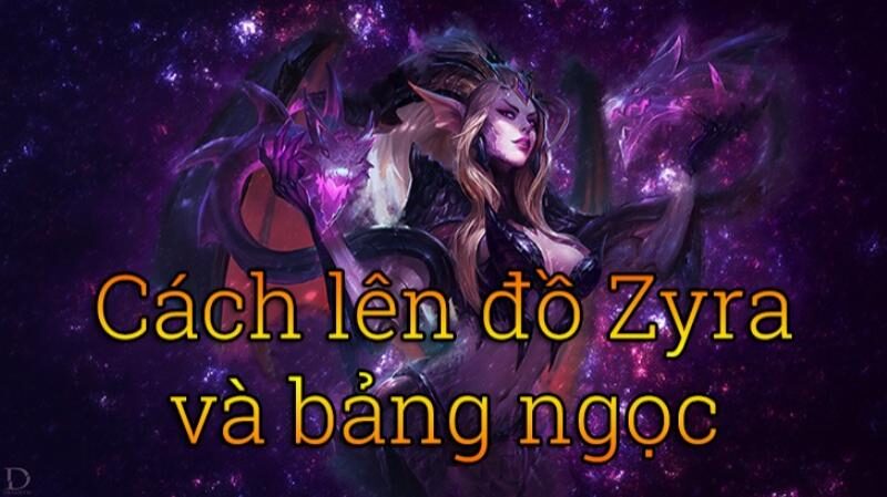 Zyra mở đầu trận chiến với kỹ năng hạt giống thực vật